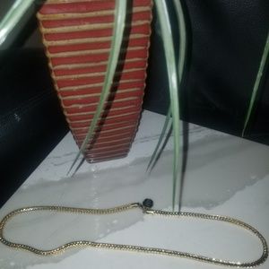 Gold plated chain. 24 " braided